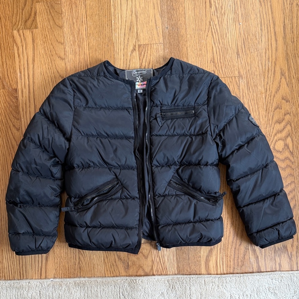 Bonpoint Black Quilted Puffer Jacket